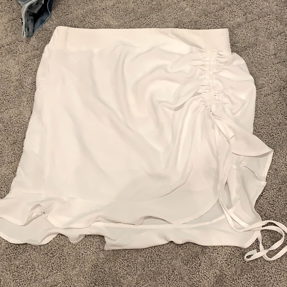 White skirt